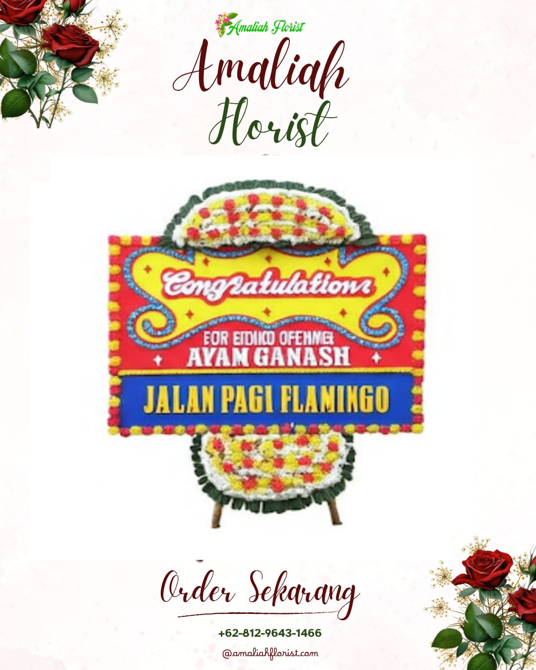Sewa Papan Bunga Tuntang